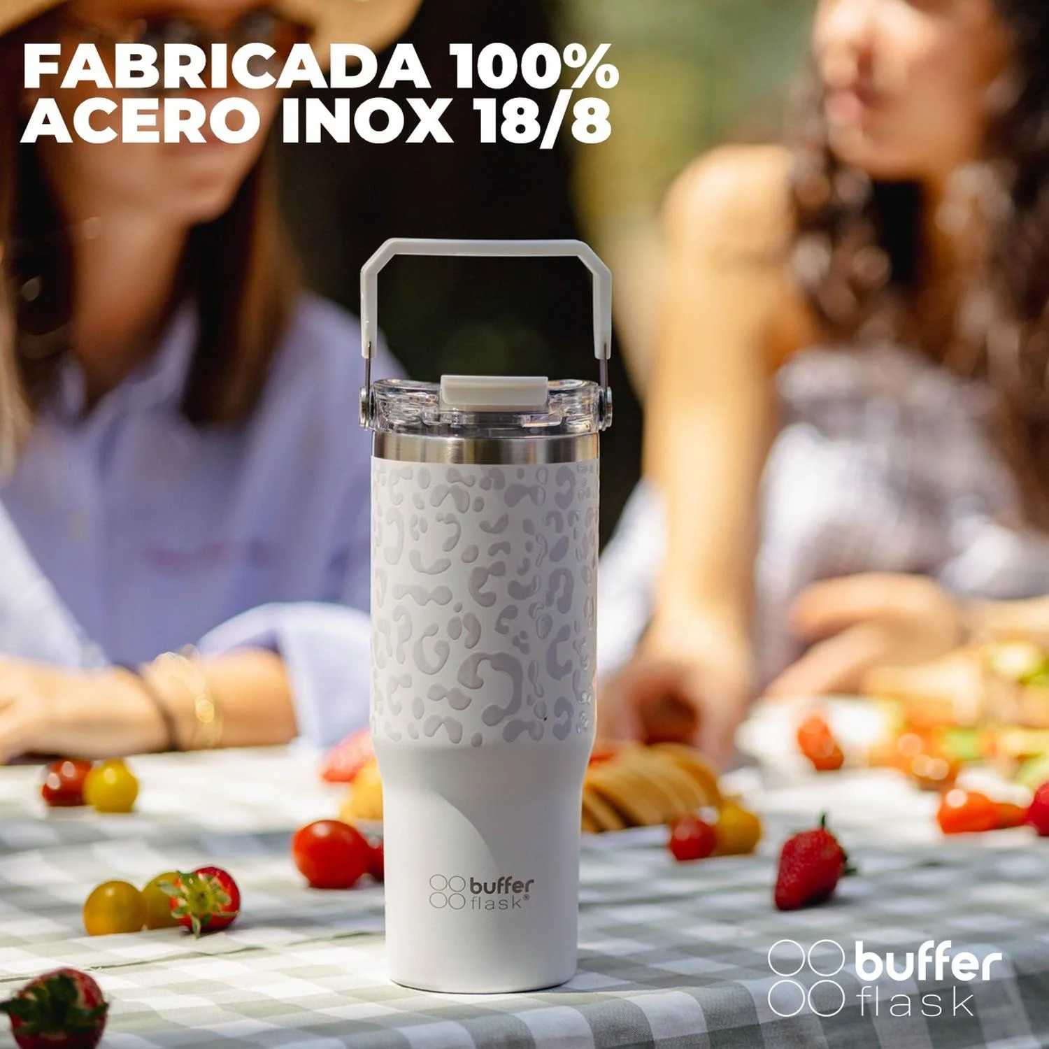 Mug Vaso Térmico Cuzco 900ml Acero Inox Agua Fría y Caliente - Imagen 4