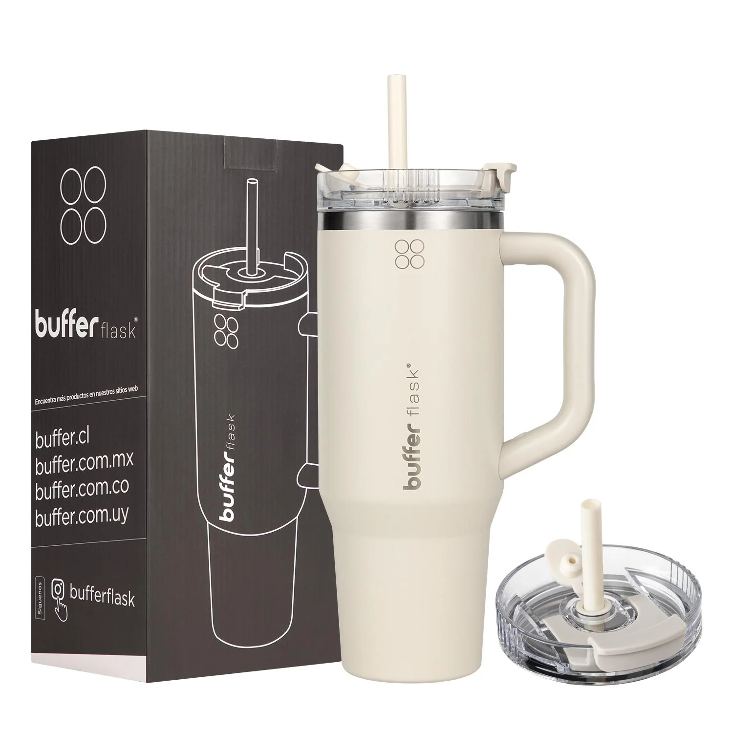 Vaso Termico Mug Termo Buffer 1,2L Acero Inox Frio y Calor - Imagen 9