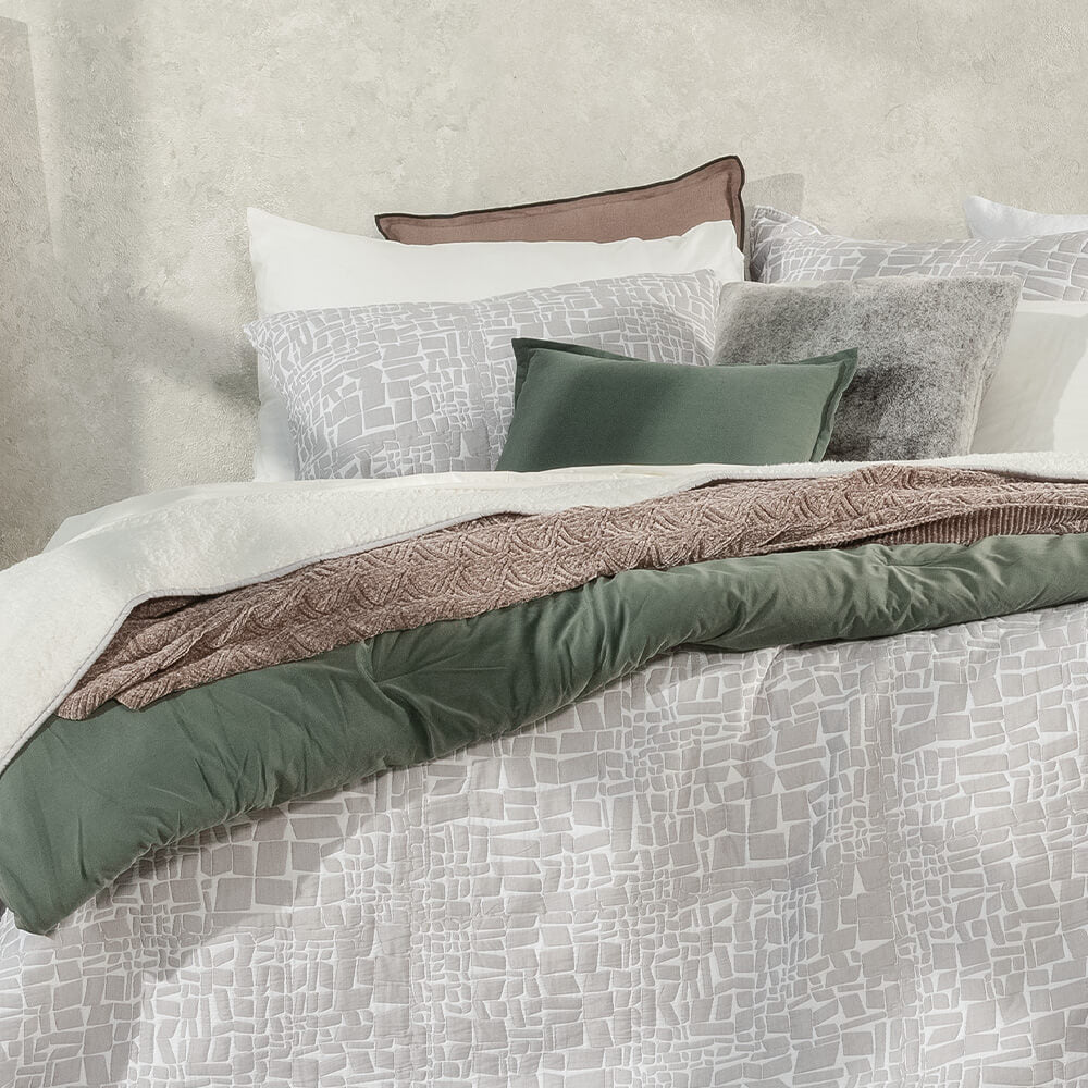 Manta Chenilla Lyon Taupe - Imagen 2