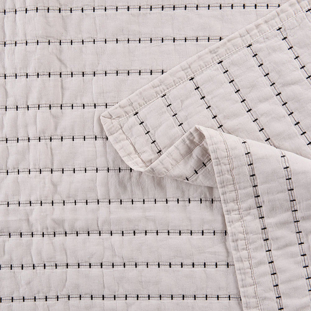 Cubrecama Quilt Lorenzo King Beige - Imagen 3