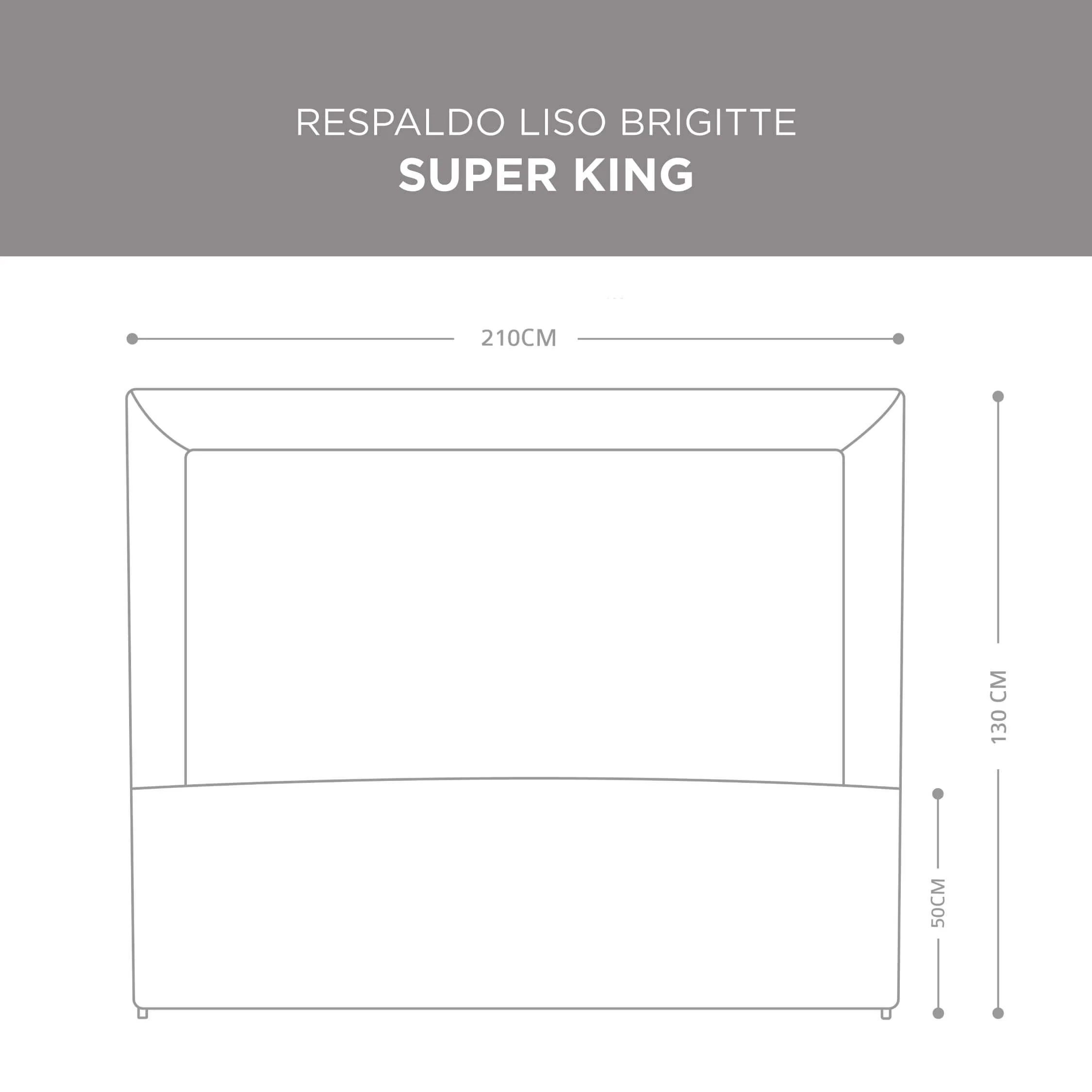 Respaldo Liso Brigitte Beige - Imagen 5